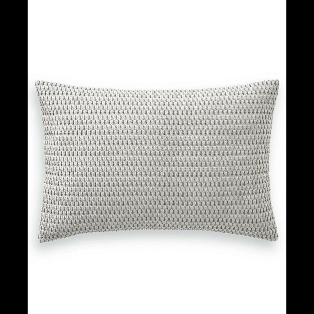 NWT Hotel Collection Interlattice‎ Embroidered Decorative Pillow